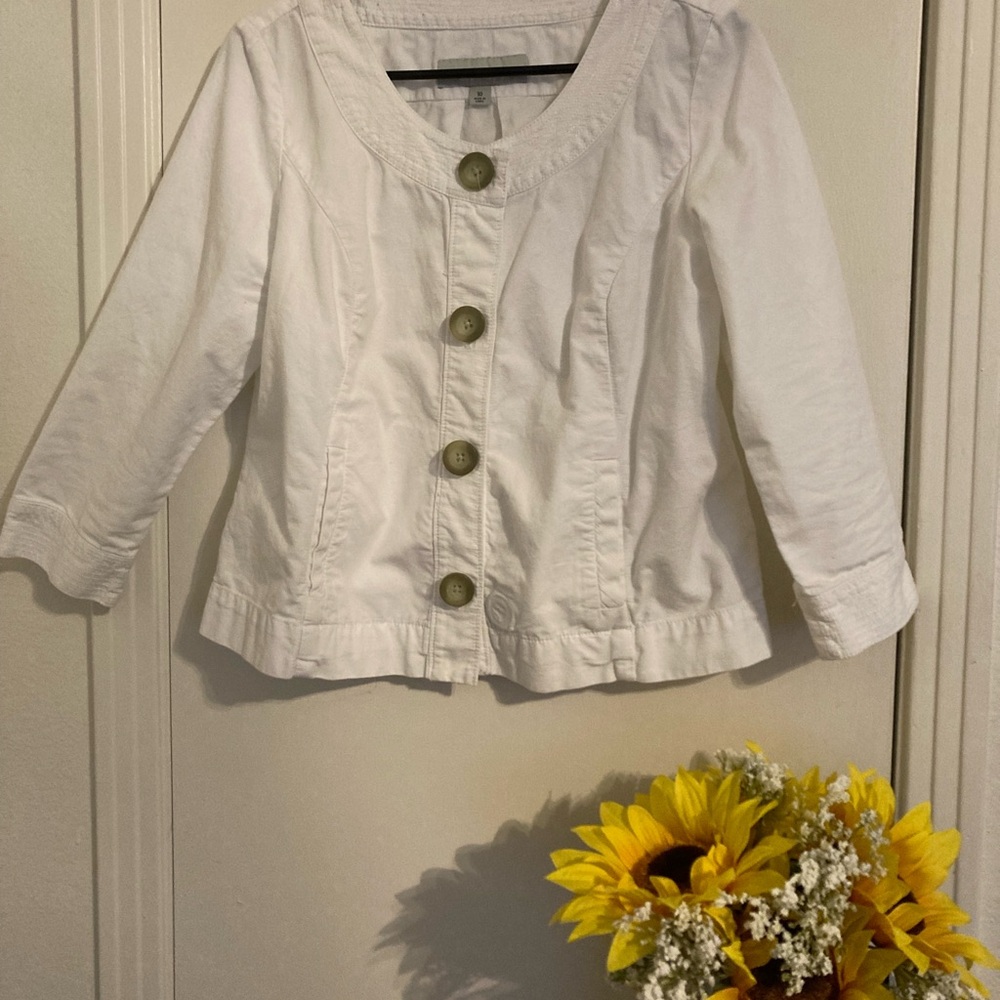 White crop jacket - Picture 3 of 9